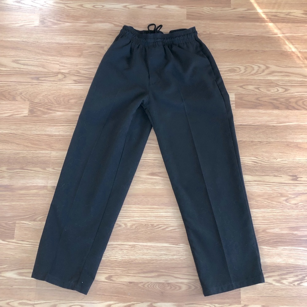 Black Chef Pants (Size XSMR, Xtra Small Regular)